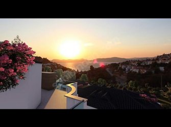 GÜLLÜK'TE ELİT SİTEDE FULL DENİZ MANZARALI DUBLEKS SATILIK DAİRE