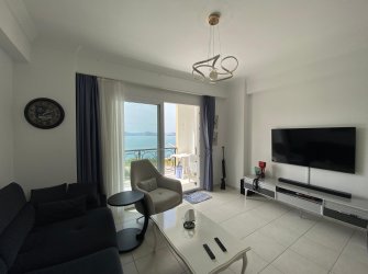 SİTE İÇERİSİNDE DENİZ MANZARALI 2+1 DAİRE