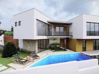 GÜLLÜK'TE MODERN DİZAYN, SIFIR, 6+1 VİLLA 